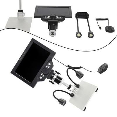 7 Zoll Digital Mikroskop mit LCD Bildschirm für Elektronik Reparatur Aufgaben