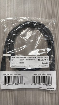 USB-C to USB-C--100W--6' SMART Technologies 