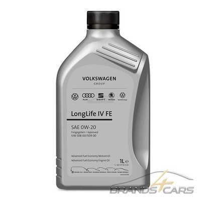 1 L ORIGINAL 0W-20 LONGLIFE IV FE GROUP MOTORÖL FÜR VW 508 / 509 #