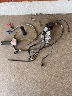 2000 yamaha xv1700 road star throttle assembly carburetor fuel pump grips cables