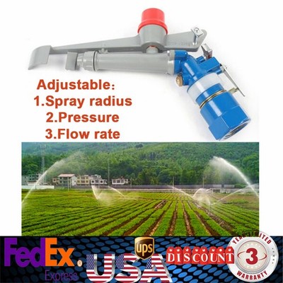 1''-2.6'' inch Adjustable Agriculture Irrigation Sprinkler for Large Areas SALE~