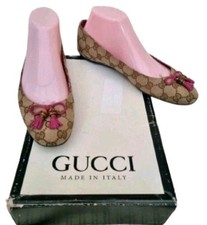 Scarpe décolleté ballerine Gucci autentiche da donna taglia Eur38 UK 5