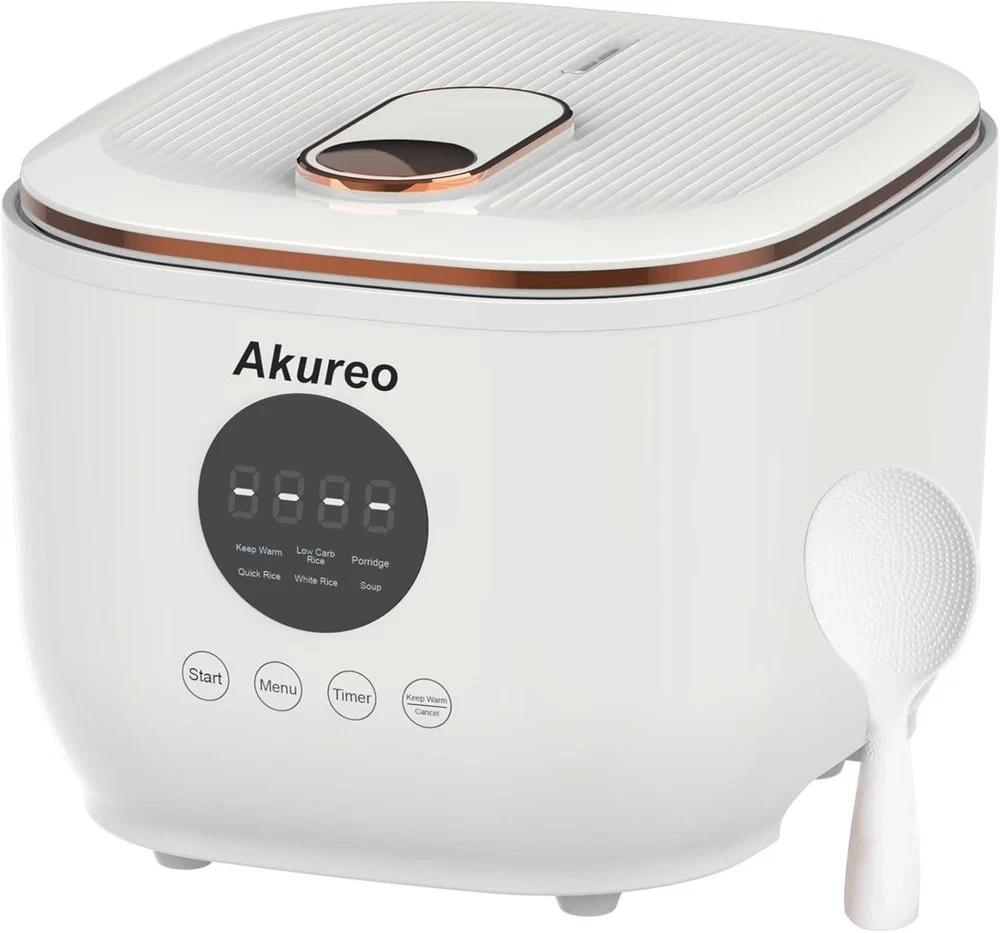 3L Healthy Low Carb Rice Cooker, Low Sugar Digital Steamer,Porridge,Soup,Quic...