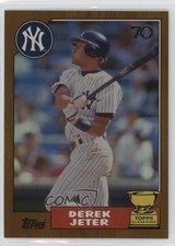 2021 Topps All-Star Rookie Cup Base Image Gold Foil 30/50 Derek Jeter HOF 04cw