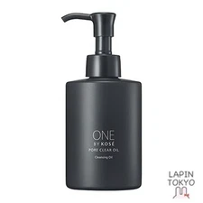 [NEW] ONE by Kose  Cleansing pore pore clear oil body 180ml square plug blackizu