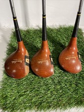 Vtg Spalding Model83 Gene Littler Persimmon Woods Driver, 2 1/2, 3 1/2, Golf