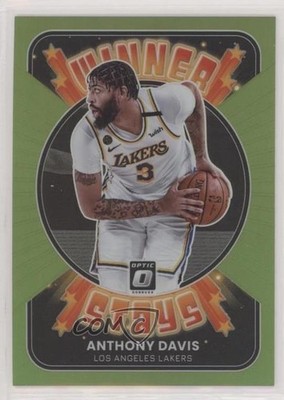 2021 Panini Donruss Optic Winner Stays Lime Green Prizm /149 Anthony Davis 02u3