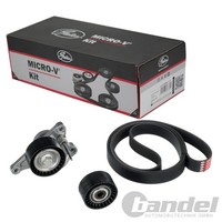 Gates Micro-V Kit KEILRIPPENRIEMEN-SATZ Passend FüR Nissan NV400 Opel Movano