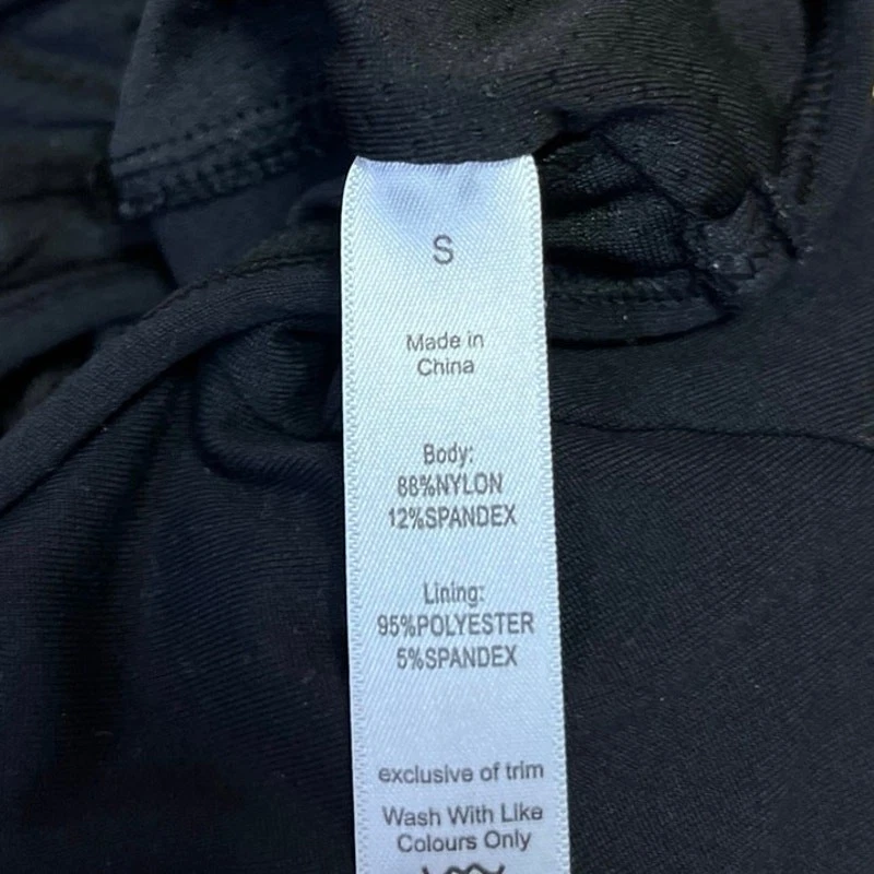 Черный без рукавов одно плечо вырез Cami Camisole спортивный бюстгальтер укороченный Майка Sz S - Изображение 3 из 3