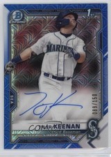 2021 Bowman Chrome Prospect HTA Choice Refractor 89/150 Tyler Keenan Auto 00li