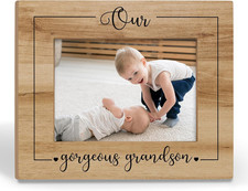 Grandson Picture Frames - Grandson Gifts from Grandma Photo Frame, Grandkids Gif