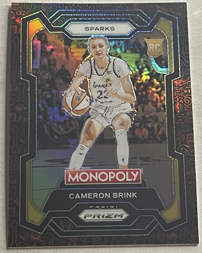 2024 Panini Prizm Monopoly WNBA Cameron Brink #39 Classic Icons Red Prizm (RC)