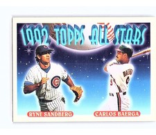 1993 Topps All-Stars Ryne Sandberg / Carlos Baerga #402