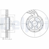 2X Delphi Bremsscheibe BG9052 FüR Audi B8 8K5 Q5 8RB A4 8T3 A5 Van Sportback 8TA