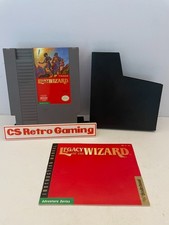 Legacy of Wizard (Nintendo NES) Manual Sleeve Authentic Cleaned Test VGC