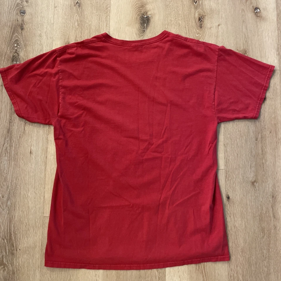 DC Zapatos Camisa Grande Roja Y2K Patín Años 2000 Grunge Punk Foto 4 de 4