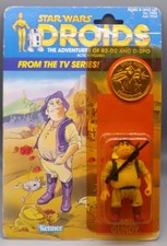 1985 Kenner STAR WARS DROIDS Cartoon UNCLE GUNDY action figure SEALED toy MOC