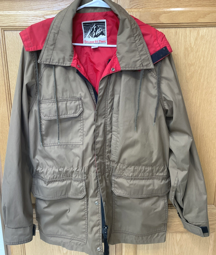 Vintage Because Its There Seattle Feldjacke Herren L braun 90s Chore Wandern SCHÖN