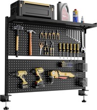 EUREKA ERGONOMIC Pegboard Desk Organizer, Gaming Room Accessories, Peg Board for
