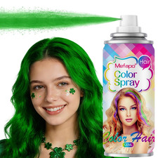 Green Hair Spray, Temporary Hair Color Spray for Kids Women Men,Washable Tempora