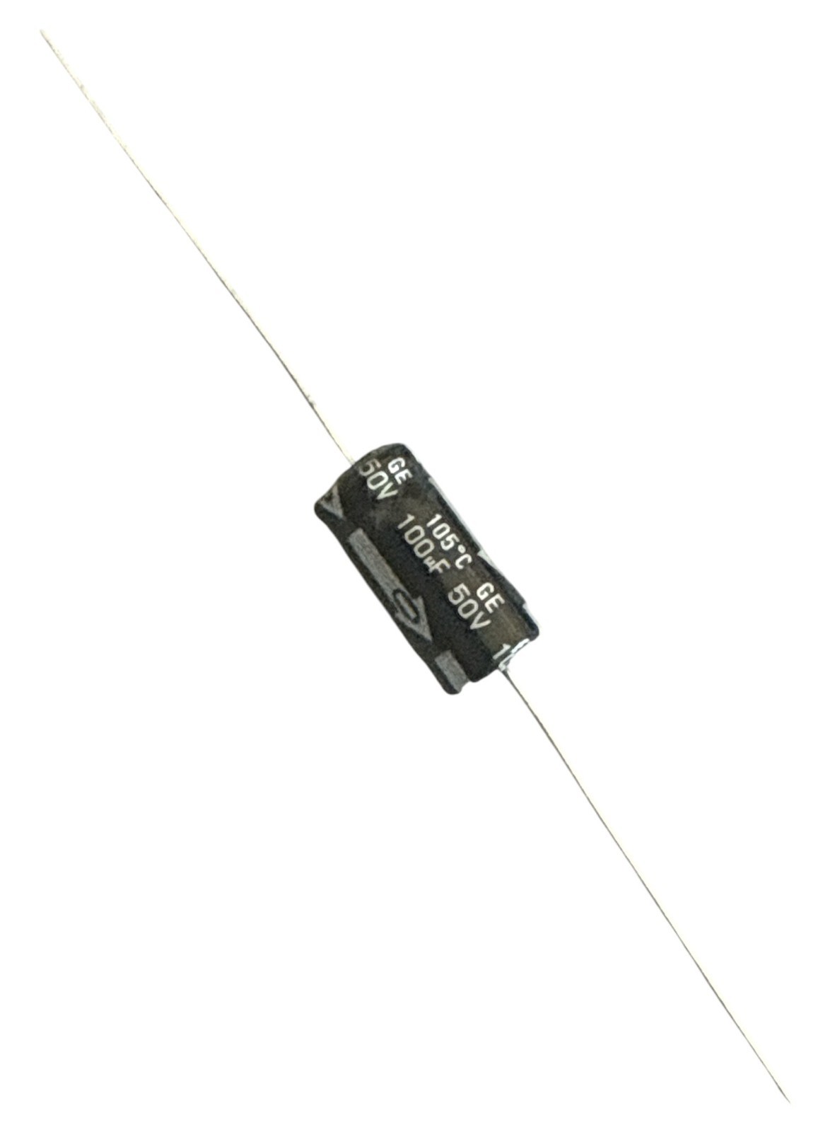 5 PCS PANA AL CAPACITOR 100UF 100MF 50V AXIAL (Replacing 40V 35V 25V ...