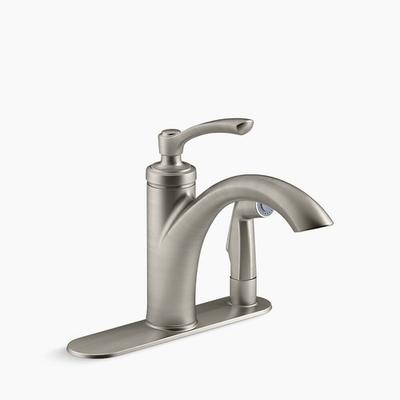 #ad Kohler Linwood K R29671 VS Kitchen Faucet Sidespray Vibrant Stainless $39.99