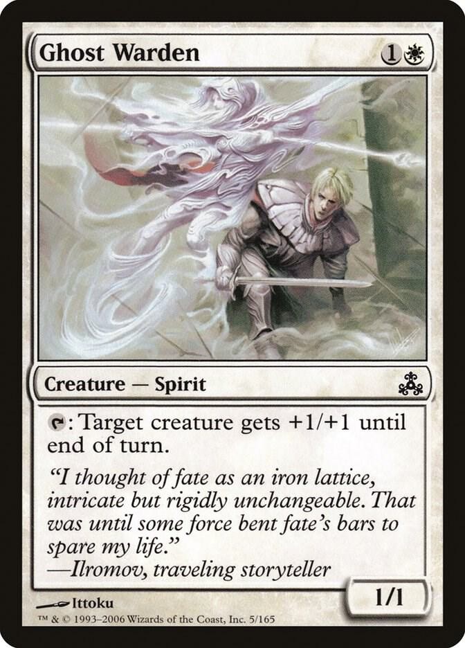 Ghost Warden 5 Common Guildpact Magic: The Gathering Lightly Played