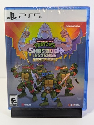 TMNT Shredder's Revenge Ultimate Edition PS5 Rare Foil Variant Brand New
