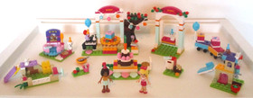 LEGO Friends: Birthday Party Sets Lot 41111 41110 41114 41087 Train Cake Pets