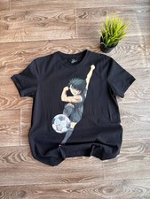 Captain Tsubasa Japan Cartoon Anime Manga T Shirt Mens Size S Black