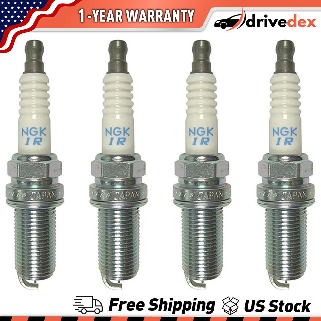 For Mitsubishi Lancer EVO 9 4 X NGK ILFR7H Laser Iridium Long-Life Spark Plug