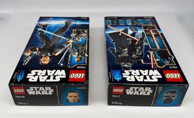 LEGO 75528 & 75117 - Rey & Kylo Ren - Buildable Fig Lot - NIB - See Pics!