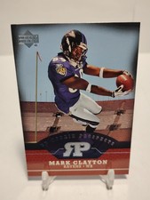 2005 Upper Deck Football Mark Clayton Rookie Prospect Card #RP-MC Ravens. rookie card picture