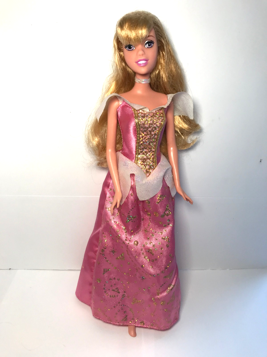 Disney 2009 Sleeping Beauty Sparkling Princess Aurora Barbie Doll