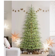 My Texas House 7.5' Cypress Pre-Lit Artificial Christmas Tree | 500 Twinkle LED