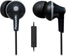 Panasonic Ergofit Wired Earbuds, In-Ear Headphones with Microphone and Call Cont