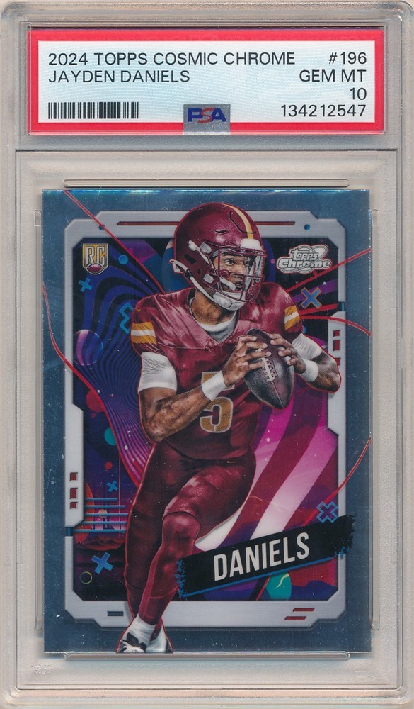Jayden Daniels Topps Cosmic Chrome #196 Base