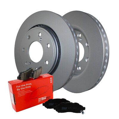 Front Brake Kit 350mm Disc Rotors TRW Pro Metallic Pad For Ford F-150 HD Payload