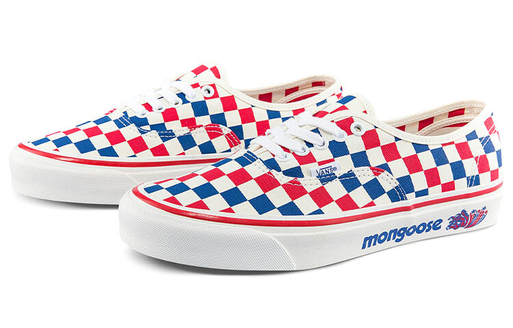 VANS Authentic 44 DX xOur Legends Mongoose - Red Blue Checkerboard