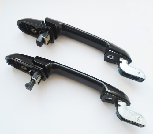 Fit 2006-2011 Hyundai Accent Outside Rear Left Right Passenger Door Handle 2Pcs - Picture 13 of 13