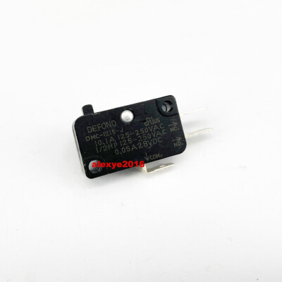 DEFOND Black DMC-1215-J Microswitch 3 Pins no Press Lever