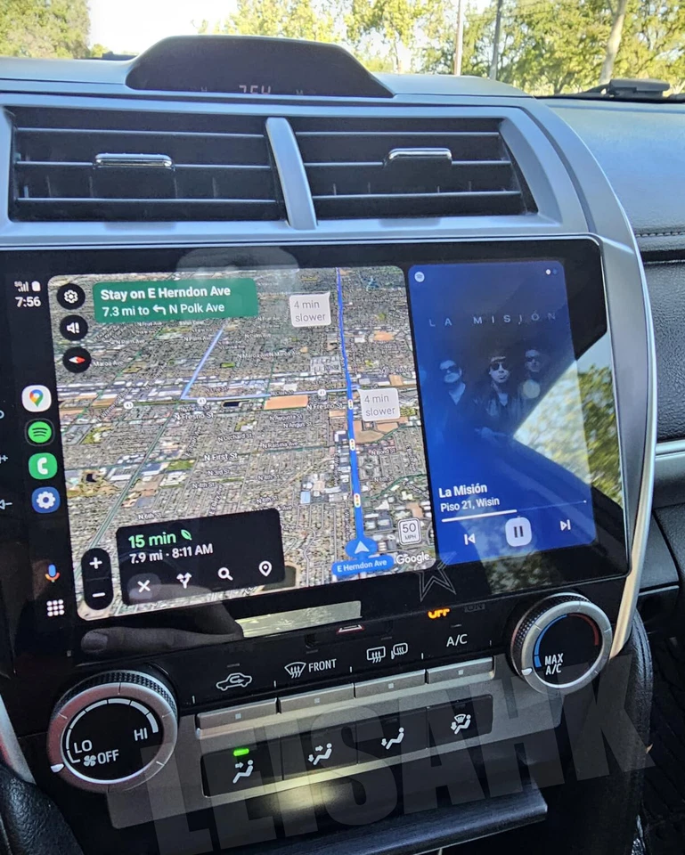 10.1" Apple CarPlay For 2012-2014 Toyota Camry Android Radio Stereo DSP AHD Foto 2 de 4