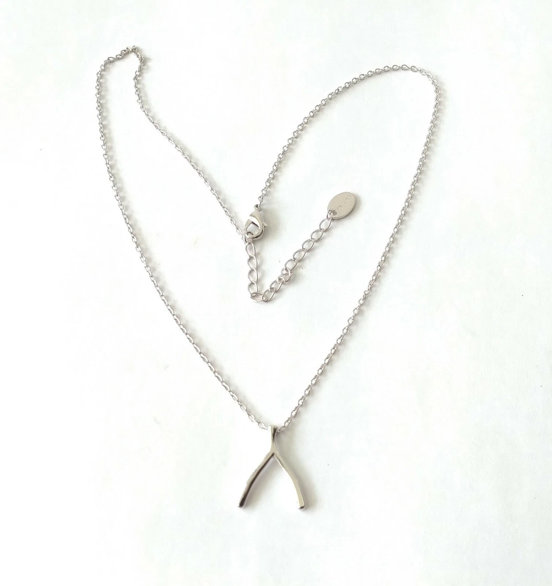 Sterling forever deals wishbone necklace