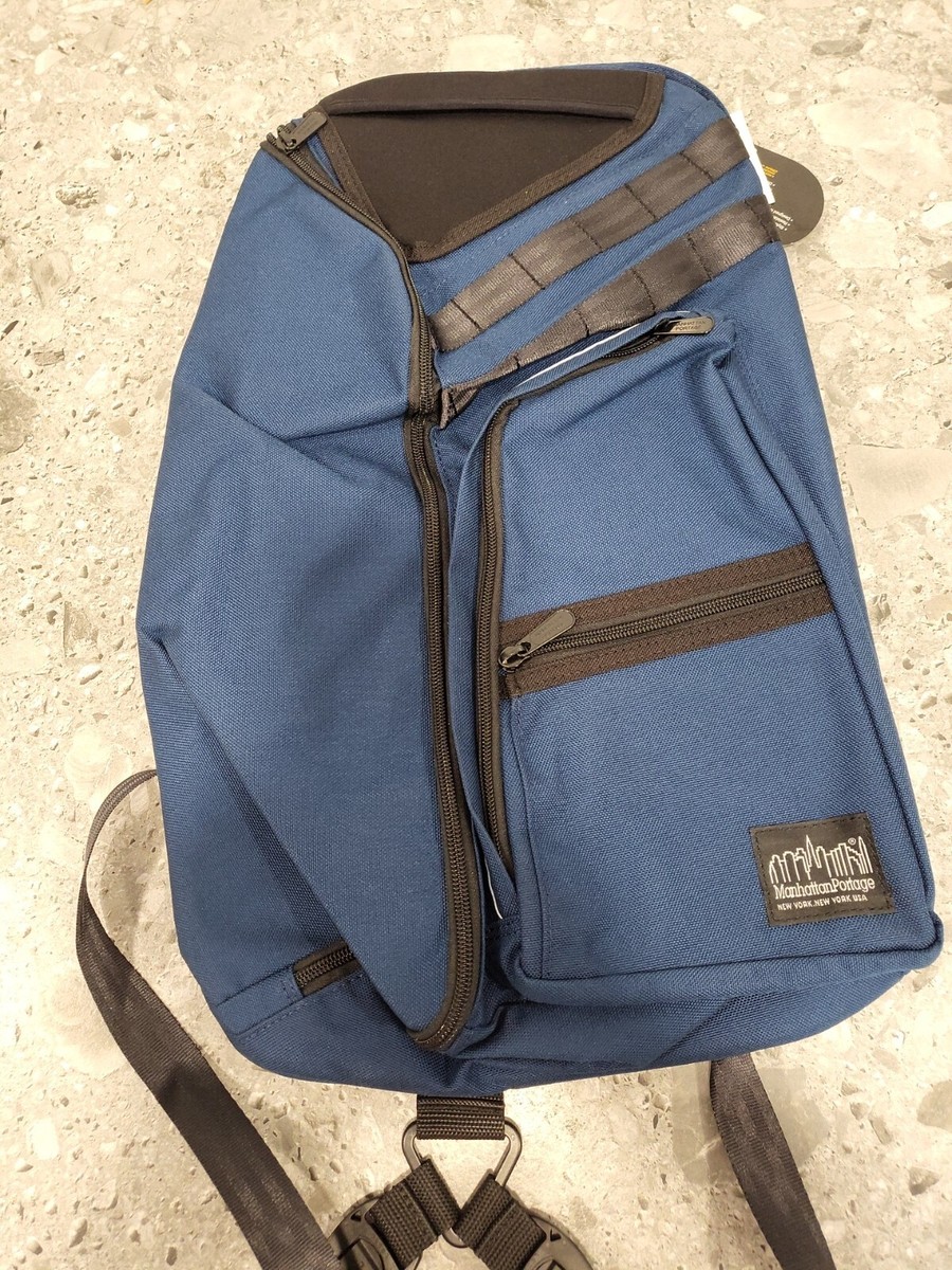Manhattan Portage Unisex Laptop Bag – Dark Brown, Versatile 3-Way Carry (Backpack, Shoulder, Brief)