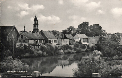 AK Friedrichstadt Eider, Blick von einer Brücke, Verlag Klinger (Nr. 2861)