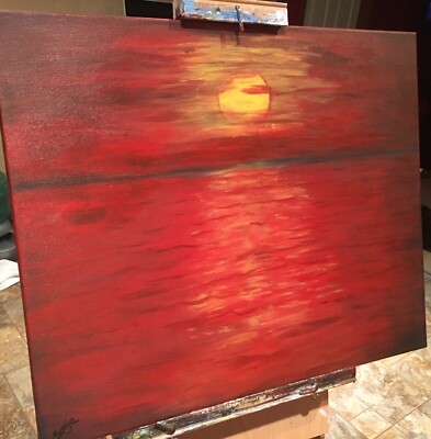  Duval Sunset   20x24 Canvas