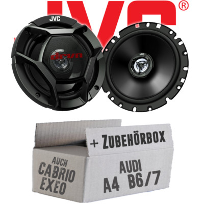 Audi A4 B6/7 Seat Exeo - JVC 16cm 2-Wege Koax-Lautsprecher Boxen Auto Einbauset
