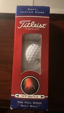 New Titleist DT Solo Golf Balls Sleeves - 3 Balls