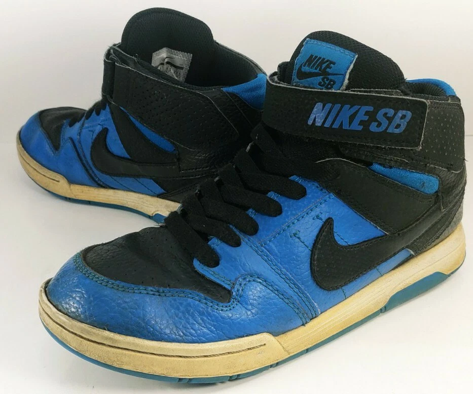 krater Kostbaar Vulkaan Nike SB Mogan Mid 2 JR Youth Size 4.5 Blue Black Athletic Skate Shoes  645025-404 | eBay