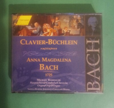 2 CD Set - Clavier-Buchlein Fur Anna Magdalena Bach 1725 - Michael Behringer
